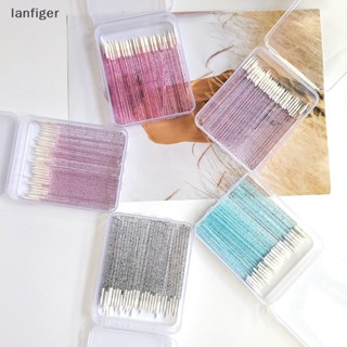 Lanf แปรงเขียนคิ้ว อายไลเนอร์ แบบไนล่อน สีดํา ใช้แล้วทิ้ง 50 ชิ้น EN