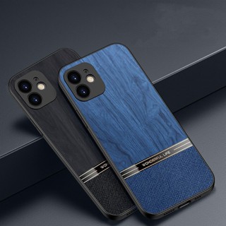 เคสโทรศัพท์มือถือ PC TPU ลายไม้ หรูหรา สําหรับ iPhone 14 13 12 Pro Max 14 13 Pro 11 Xr