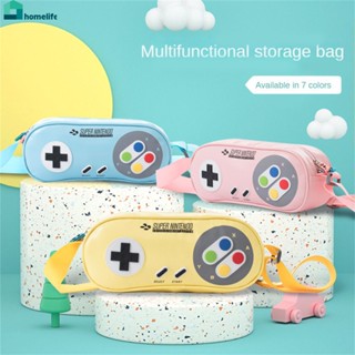 ForSwitch Accessories Storage Bag NS Hard Shell Anti-drop Thin Bag Host Bag NS Retro Flag Handle Protection Bag บ้าน home