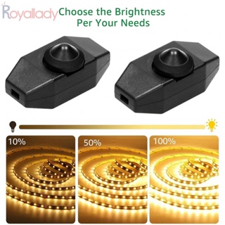 #ROYALLADY#LED สวิตช์หรี่ไฟ พร้อมขั้วต่อสายไฟ วัสดุคุณภาพสูง