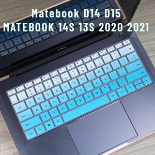 สติกเกอร์ฟิล์มซิลิโคน ป้องกันฝุ่น 14 นิ้ว สําหรับแล็ปท็อป Huawei MATEBOOK D14 D15 16 MATEBOOK 14S 13S 2020 2021 [ZK]