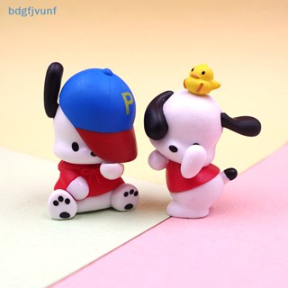 Bdgf ตุ๊กตาฟิกเกอร์การ์ตูนอนิเมะ Pochacco Sanrio Kawaii ของเล่นสําหรับเด็ก 2 ชิ้น