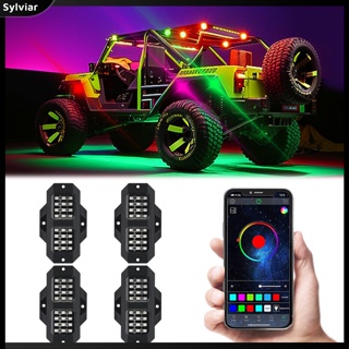 [sylviar] ชุดไฟนีออน LED RGB กันน้ํา หลากสี สําหรับ ATV UTV SUV Off Road