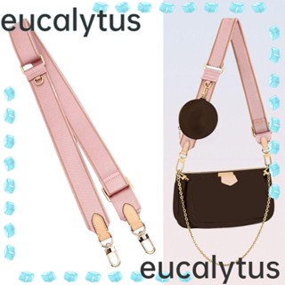 Eucalytus1 สายสะพายกระเป๋า ผ้าแคนวาส ปรับได้ แบบเปลี่ยน หรูหรา สําหรับผู้หญิง