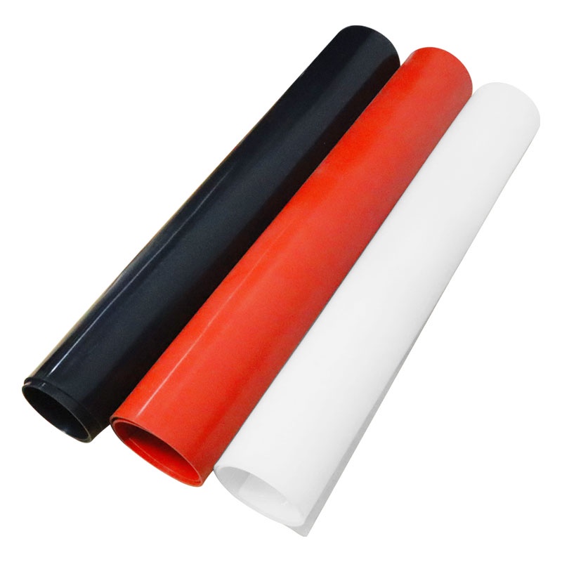 แผ่นยางซิลิโคนใส ทนอุณหภูมิสูง 100% ขนาด 500x500 มม. สีแดง สีดํา
