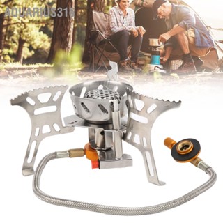 Aquarius316 Backpacking Stove Windproof Nonslip Strong Durable สะดวก เตาแก๊สแคมป์ปิ้งปรับได้