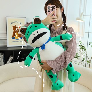 Douyin Same Style Selling Baby Frog Doll Plush Toy Childrens Ragdoll Little Frog Doll Gift for Bestie Female EnF1