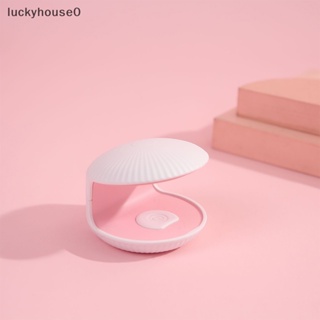 Luckyhouse0^^ เครื่องเป่าเล็บ UV LED ขนาดเล็ก แบบพกพา ชาร์จ USB สีขาว สําหรับตกแต่งเล็บ