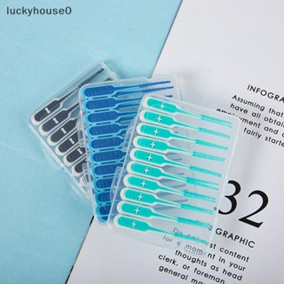 Luckyhouse0^^ แปรงซิลิโคน สําหรับทําความสะอาดฟัน 20 ชิ้น