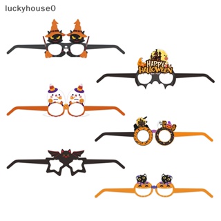 Luckyhouse0^^ แว่นตากันแดด ลายฟักทอง แมงมุม พร็อพถ่ายรูป สําหรับปาร์ตี้ฮาโลวีน 6 ชิ้น