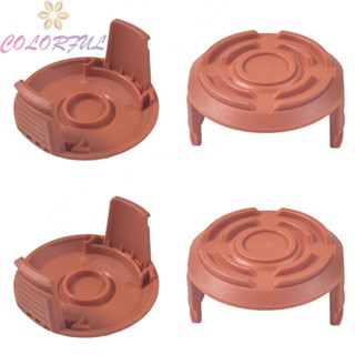 【COLORFUL】Replacement Spool Line Cap Cover (4 Pieces) for Worx String Trimmer WA0010 WG150