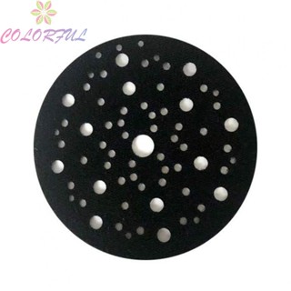 【COLORFUL】Interface Pads Power Tools Sponge Surface Cleaning 1pcs 70 Holes Black Grinding