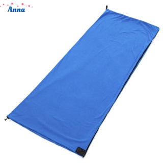 【Anna】180x75cm Camping Sleeping Bag Liner Fleece Warm Blanket for Outdoor Indoor