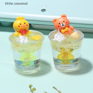 [little.coconut] พวงกุญแจเรซิ่น จี้ตุ๊กตาการ์ตูนน่ารัก ขนาดเล็ก เรืองแสง DIY สําหรับตกแต่งกระเป๋า ของขวัญ เครื่องประดับ