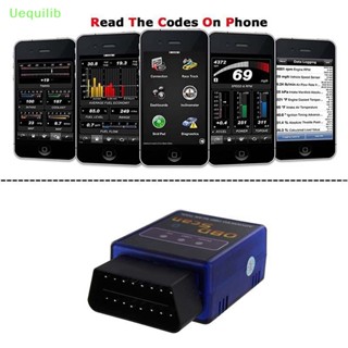 Uequilib ELM327 OBD2 OBDII เครื่องสแกนเนอร์วินิจฉัยรถยนต์ บลูทูธ แรงบิดอัตโนมัติ สําหรับ Android ใหม่