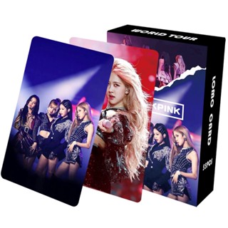 โปสการ์ดโลโม่ Black-Pink World Tour BORN Pink COACHELLA JENNIE JISOO LISA ROSE Kpop สีดํา สีชมพู ลดราคา จํานวน 55 ชิ้น ต่อกล่อง