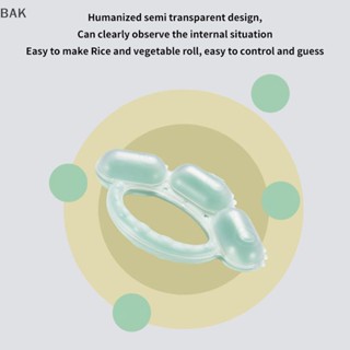 Bak แม่พิมพ์ข้าวปั้น ซูชิ ข้าวปั้น เบนโตะ ข้าวปั้น ทรงกลม สร้างสรรค์ DIY