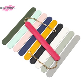 Pinkcool ใหม่ สายคล้องกระเป๋า กันลื่น ที่จับกระเป๋า ที่จับดึง คลิปยึดกระเป๋า PU ที่พักไหล่ ขายดี