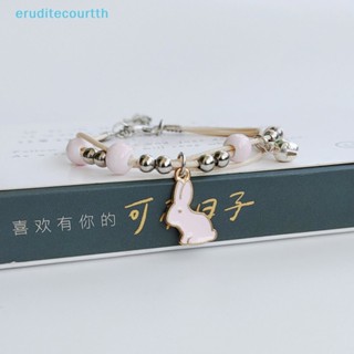 [eruditecourtth] สร้อยข้อมือเซรามิคถัก รูปดวงจันทร์ ดาวน่ารัก เครื่องประดับแฟชั่น สําหรับเด็กผู้หญิง นักเรียน [ใหม่]