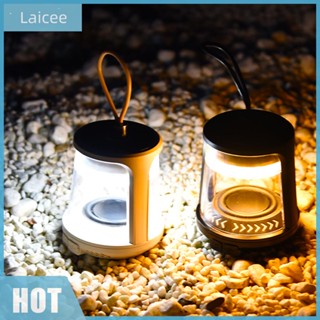 [Laicee.th] ลําโพงบลูทูธ 1400mAh LED 110LM Type-C ชาร์จซ้ําได้ สําหรับตั้งแคมป์