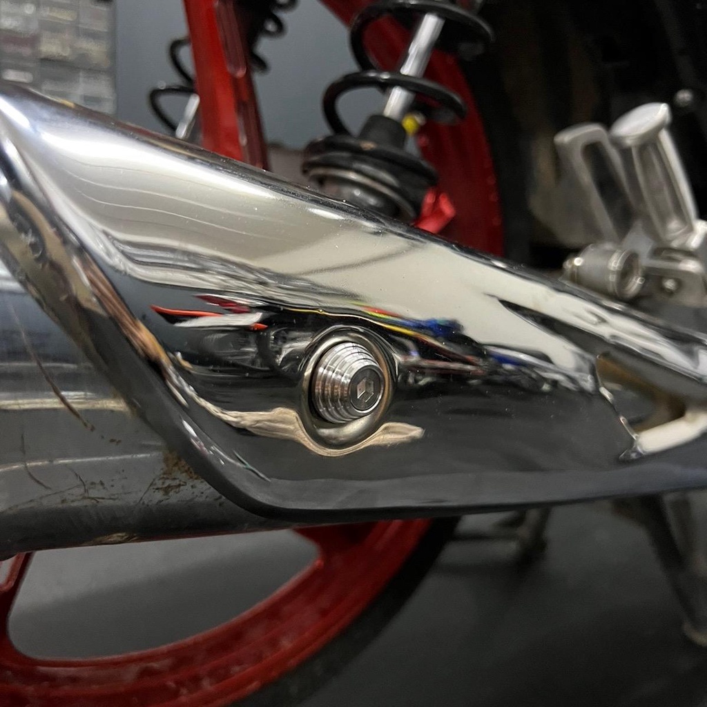 น็อตกันร้อนท่อ HONDA ชุดมี3ตัว มีหลายลาย //ta_to - รูปที่ 2