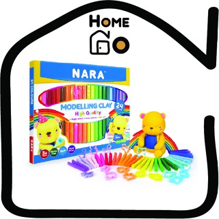 Nara(นารา)ชุดดินน้ำมันNara 24สี NA-BX-1000-24