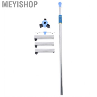 Meyishop IV Pole Stand Adjustable Stainless Steel Bag With 2 Hooks For Hospital