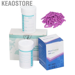 Keaostore Blood Sugar Test Strips Lancets  Glucose Easy Inhale for Travel Use