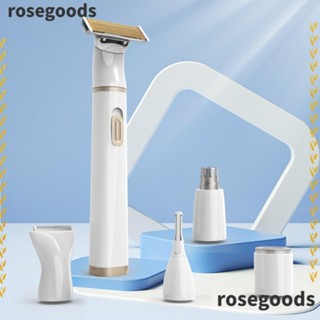 Rosegoods1 มีดโกนตัดผม แบบชาร์จไฟได้ เพื่อความปลอดภัย