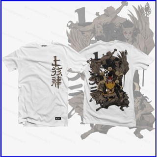 เสื้อยืดแขนสั้นลําลอง พิมพ์ลายกราฟิกอนิเมะ Demon Slayer Hantengu GP1 ทรงหลวม สไตล์ฮาราจูกุ สําหรับผู้ชาย และผู้หญิง