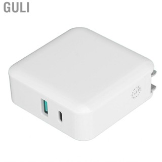 Guli USB C Fast  Block  65W Power Adapter US Plug Universal Triple Protection for Home Travel Use