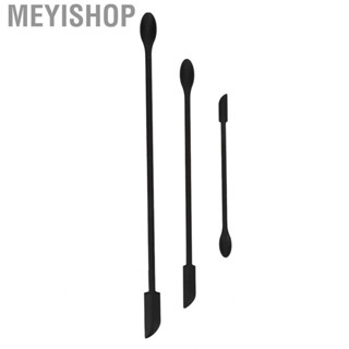 Meyishop Mini Silicone Scraper Integrated  Portable Double End Spatula Set Safe for Home Lip Gloss