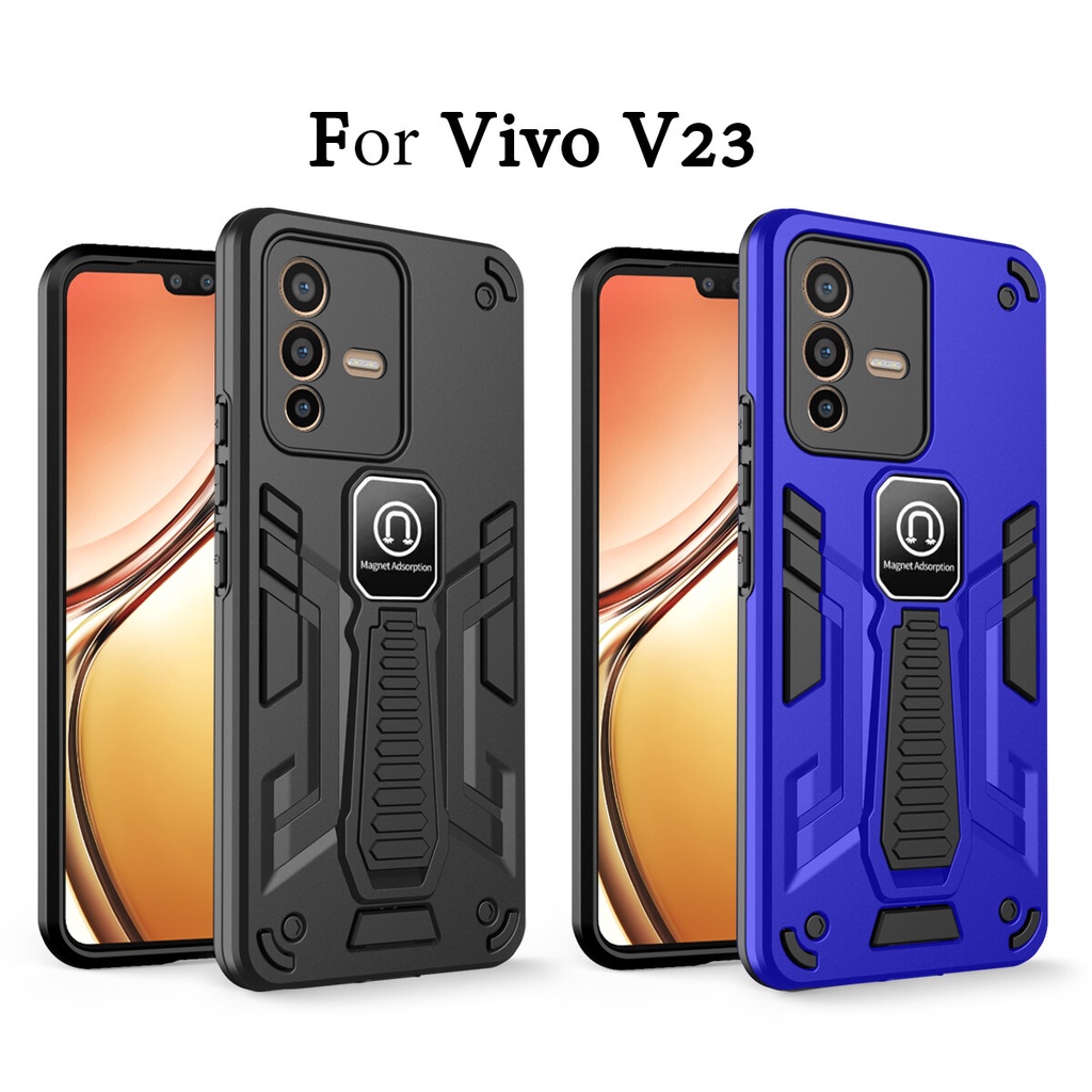 ส่งจากไทย เคสมือถือ เคสโทรศัพท์ วีโว่ Case For Vivo V30 V30pro V29 V29E V23 5G เคสกันกระแทก มีขาตั้ง ตั้งได้ Shockproof