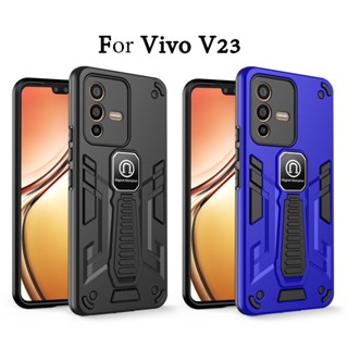 Case Vivo V23 5G เคสกันกระแทก มีขาตั้ง เคสตั้งได้ เคส VIVO V23 Shockproof ส่งจากไทย เคสมือถือ เคสโทรศัพท์ วีโว่