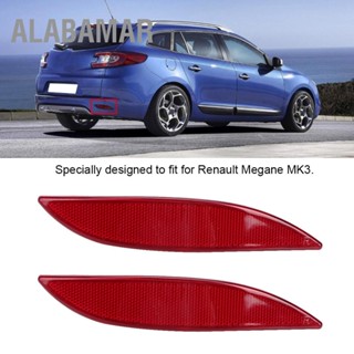 ALABAMAR ด้านหลังกันชนสะท้อนแสงเลนส์ซ้ายขวาสำหรับ Renault Megane MK3 265650004R /265600004R