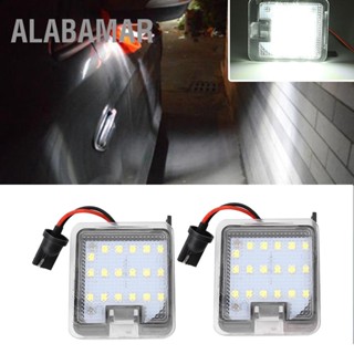 ALABAMAR 2 ชิ้น LED กระจกมองข้างมารยาทแสงโคมไฟชั้นภายนอกเหมาะสำหรับฟอร์ด/โฟกัส 2013