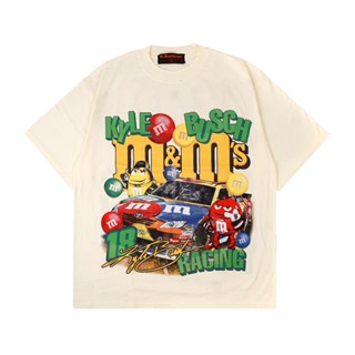 เสื้อยืดโอเวอร์ไซซ์ M&amp;M KYLE BUSCH CREAM