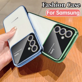 เคสโทรศัพท์มือถือแบบนิ่ม ใส กันกระแทก แฟชั่น สําหรับ Samsung Galaxy A54 A34 A24 A14 LET A13 5G A54 A04 A50 A50S A30 A30S A20 A03 4G