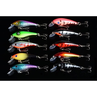 Minnow Fishing Lures Bass Crankbait Hooks Tackle Crankbaits Clearance sale