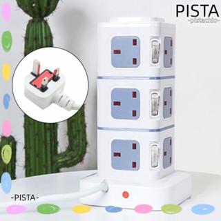 Pista อะแดปเตอร์ซ็อกเก็ตพาวเวอร์ซัพพลายตั้งโต๊ะ 4 พอร์ต USB สําหรับสํานักงาน