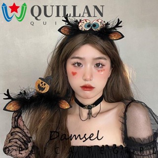 Quillan ผู้หญิง ที่คาดผม น่ารัก ตลก ตุ๊กตา ฟักทอง ผี แมงมุม สน โคน สไตล์เกาหลี ที่คาดผม