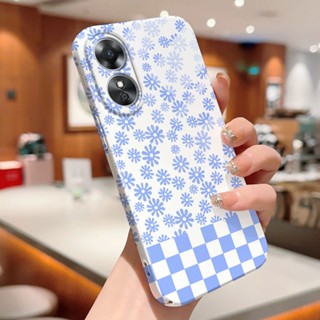 เคสโทรศัพท์มือถือแบบแข็ง กันกระแทก ลายการ์ตูนดอกไม้ สําหรับ OPPO Reno4 Z 8T 7Z 8Z 7SE 4 Lite 5 Lite 7 Lite 8 Lite 5F