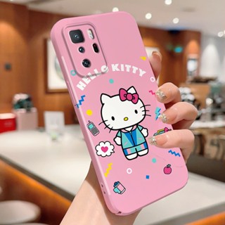 เคสโทรศัพท์มือถือ PC แข็ง กันรอยกล้อง ลายการ์ตูนคิตตี้น่ารัก สําหรับ Xiaomi Redmi 9C 9T 10A 10C Note 10 Pro 10S 12 Pro 9S 9 Pro