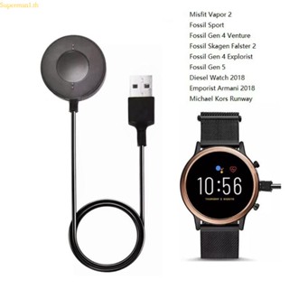 Best อะแดปเตอร์สายชาร์จสมาร์ทวอทช์ USB แบบเปลี่ยน สําหรับ Fossil Gen 6 Gen 4 Gen 5