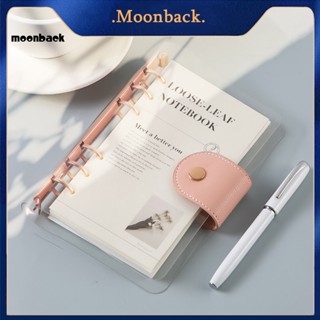 &lt;moonback&gt; สมุดโน้ตแพลนเนอร์ แบบใส 120 หน้า พกพาง่าย สําหรับนักเรียน