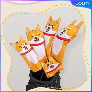 [dolity] ปลอกคลุมหัวไม้กอล์ฟ หนัง PU