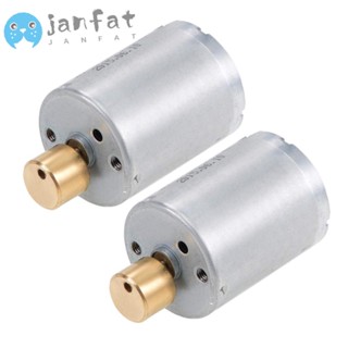 Janfat มอเตอร์สั่นสะเทือน ไมโคร DC 8500RPM ทองแดง DC 12V แบบพกพา สีเหลือง สีเงิน สําหรับช่างไฟฟ้า 2 ชิ้น