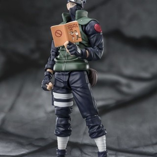 พร้อมส่ง Bandai SHF Naruto Shippuden Hatake Kakashi 2.0 Hero of Writing Round-Eyed PQV8