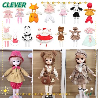 Clever ชุดเสื้อผ้าแฮนด์เมด หลายสไตล์ 1/6 BJD สําหรับตกแต่งบ้านตุ๊กตา