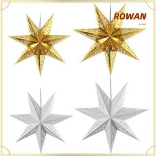 Rowans โคมไฟกระดาษ รูปดาว สําหรับตกแต่งปาร์ตี้คริสต์มาส